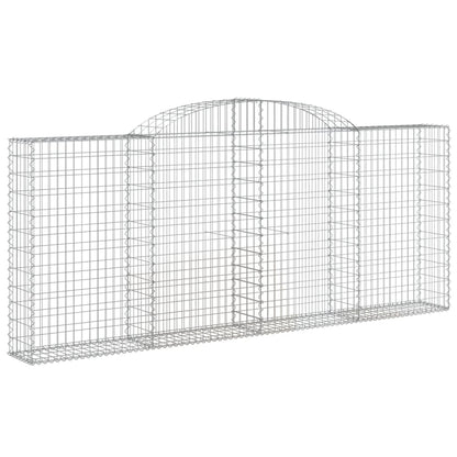Cestas De Gaviones 12 Uds Forma De Arco Hierro 300x50x120/140cm_2