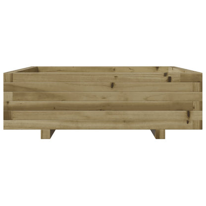 Jardinera De Madera De Pino Impregnada 80x80x26,5 Cm_4