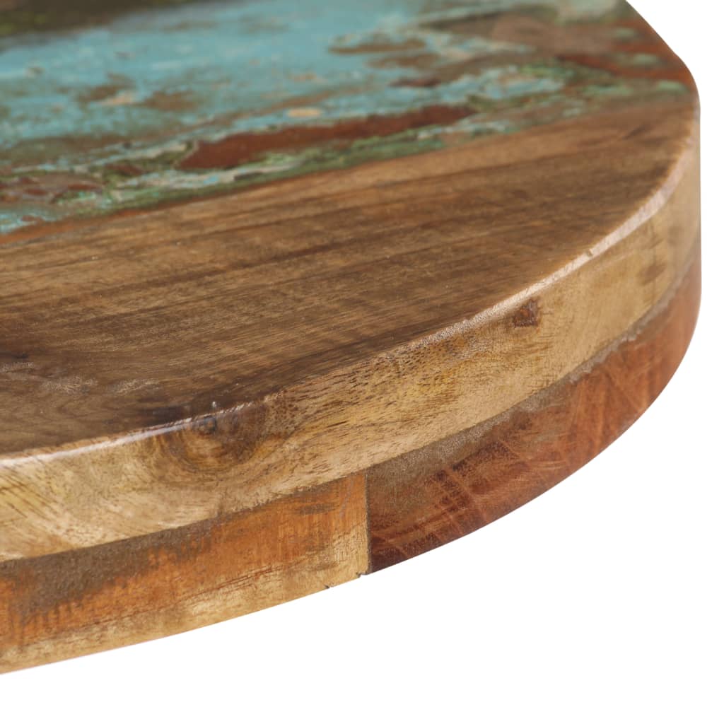 Mesa De Bistró Redonda Madera Maciza Reciclada Ø50x75 Cm_1