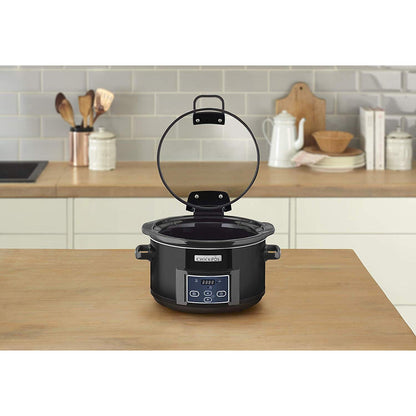 Crockpot olla cocción lenta 4,7 L CSC052X con tapa abatible (Reacondicionado)