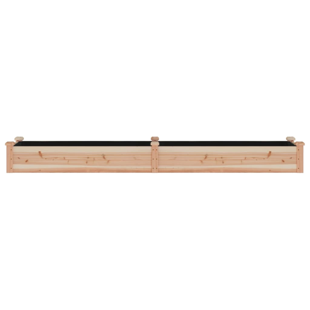 Jardinera Arriate Con Forro Madera Maciza Abeto 240x45x25 Cm_3