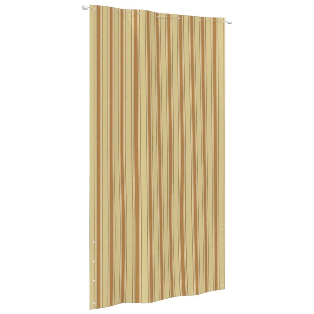 Vidaxl Toldo Para Balcón De Tela Oxford Amarillo Y Naranja 140x240 Cm_0