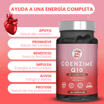 Coenzima Q10 200mg - 30 Caps - Mejora La Energía, Salud Cardiovascular Y Aumenta La Función Muscular_5