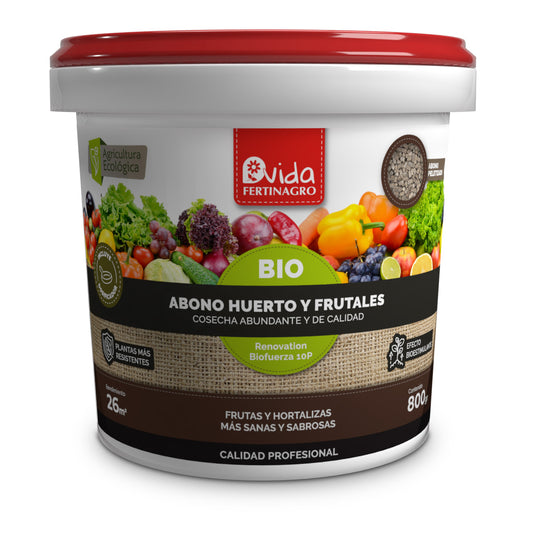 Fertilizante orgânico Fertinagro para pomares e árvores de fruto 800 g