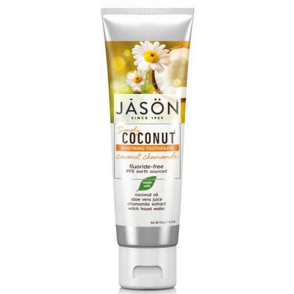 Jasön Pasta de Dentes Suavizante de Coco e Camomila 119 g