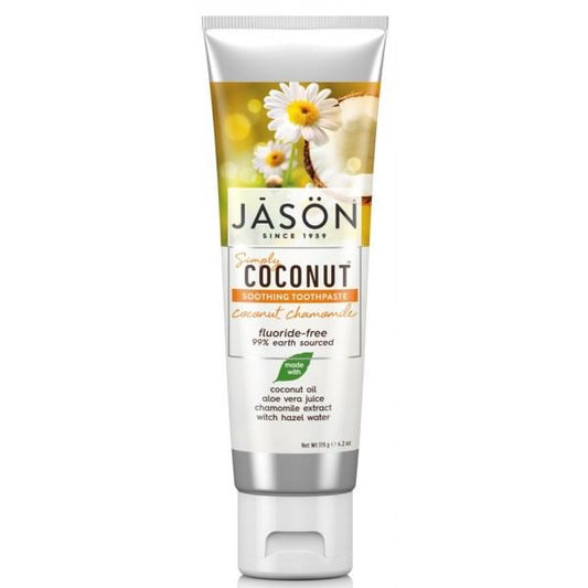 Jasön Pasta de Dentes Suavizante de Coco e Camomila 119 g