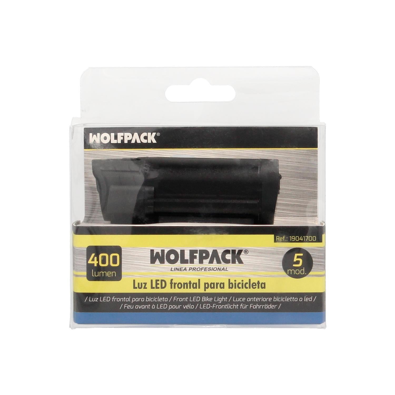 Luz Led Frontal Para Bicicleta / Patinete 400 Lumenes (5 Modos) Bateria Recargable Usb