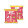 Pack de 2 Smilitos, Morango e Banana Worms ECO Smileat, 25g