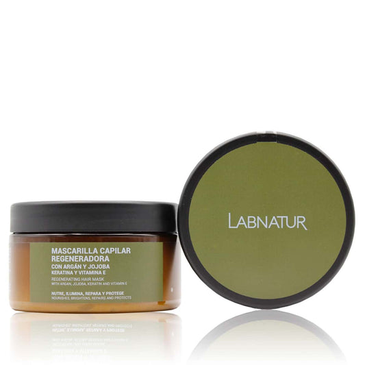 Mascarilla Capilar Argán Y Jojoba Labnatur | Nutrición Y Reparación Intensiva | Cabello Seco Y Dañado | Suavidad Y Brill_0