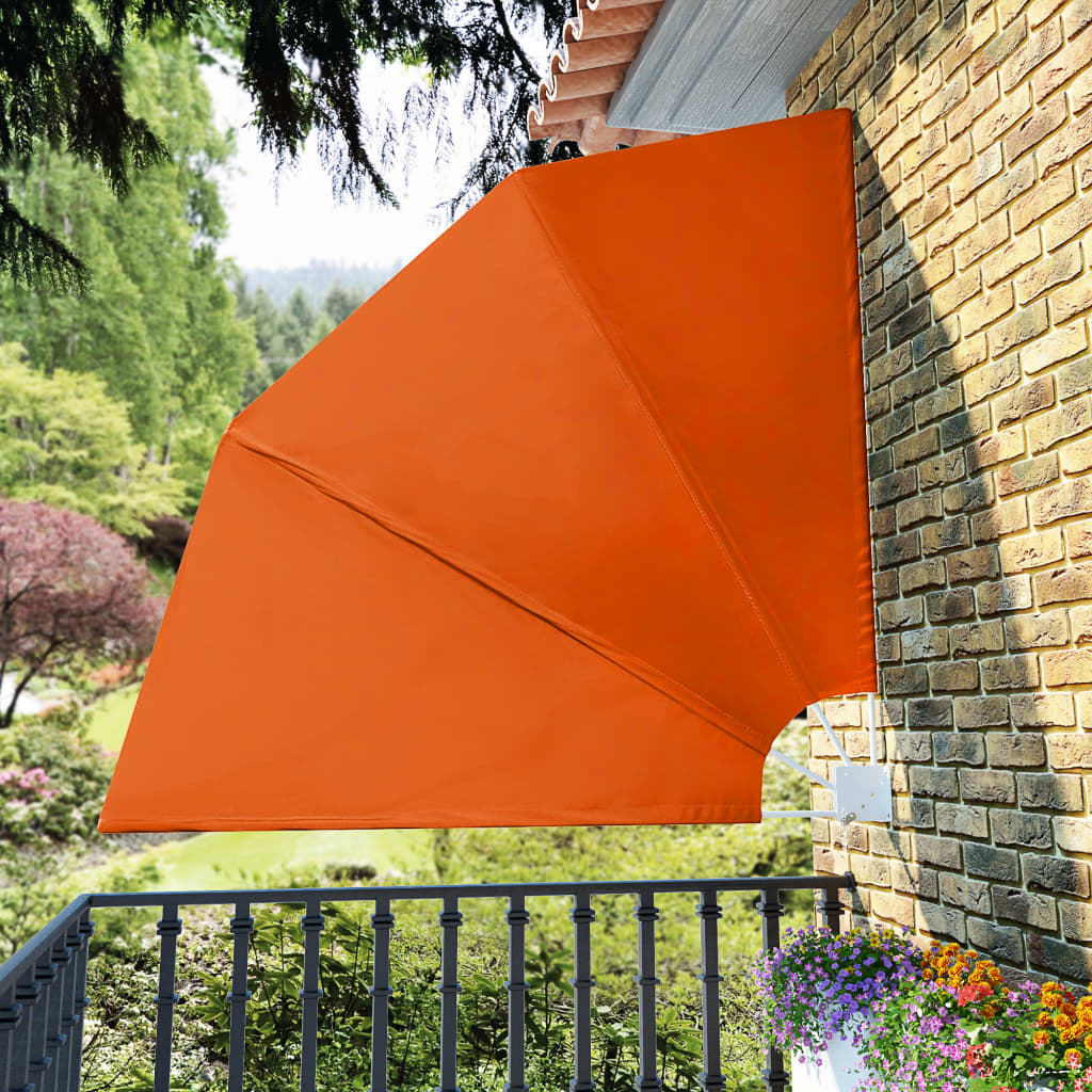 Vidaxl Toldo Lateral Plegable De Balcón Color Terracota 210x210 Cm_1