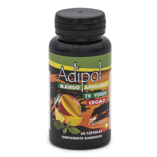 Adipol Manga Africana, Chá Verde, Cromo Vegetal Pol 60 cápsulas