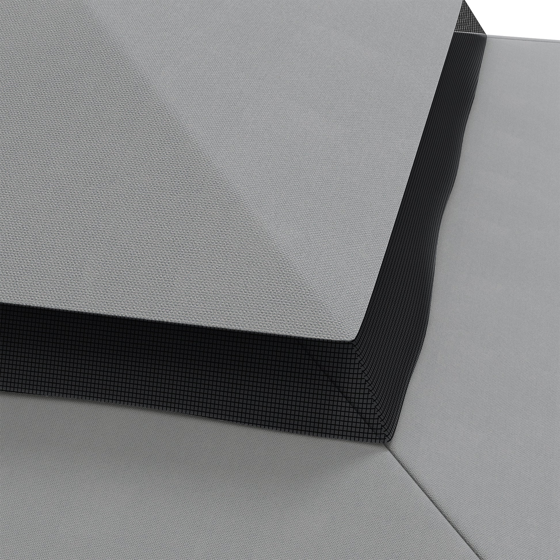Outsunny Techo De Repuesto Para Cenador 3x3 M Con Techo Doble Gris Claro_4
