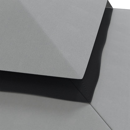 Outsunny Techo De Repuesto Para Cenador 3x3 M Con Techo Doble Gris Claro_4