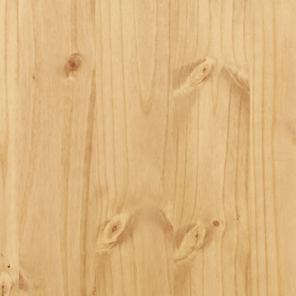 Mueble Zapatero Corona Madera Maciza De Pino 99x32x47 Cm / Vetonek_1