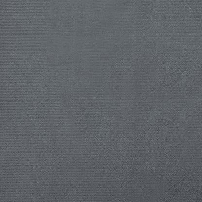 Cama Para Perros De Terciopelo Gris Oscuro 95x55x30 Cm / Vetonek_3