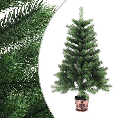 Árbol De Navidad Artificial Agujas Realistas 90 Cm Verde_1