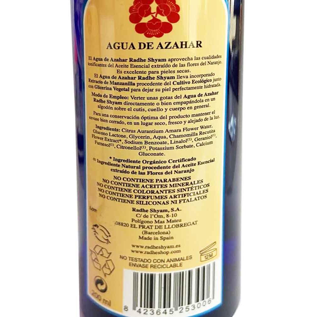 Água de Flor de Laranjeira Rhade Shyam 200 ml