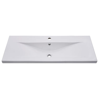 Juego De Muebles De Baño Madera De Ingeniería Gris Hormigón / Vetonek_5