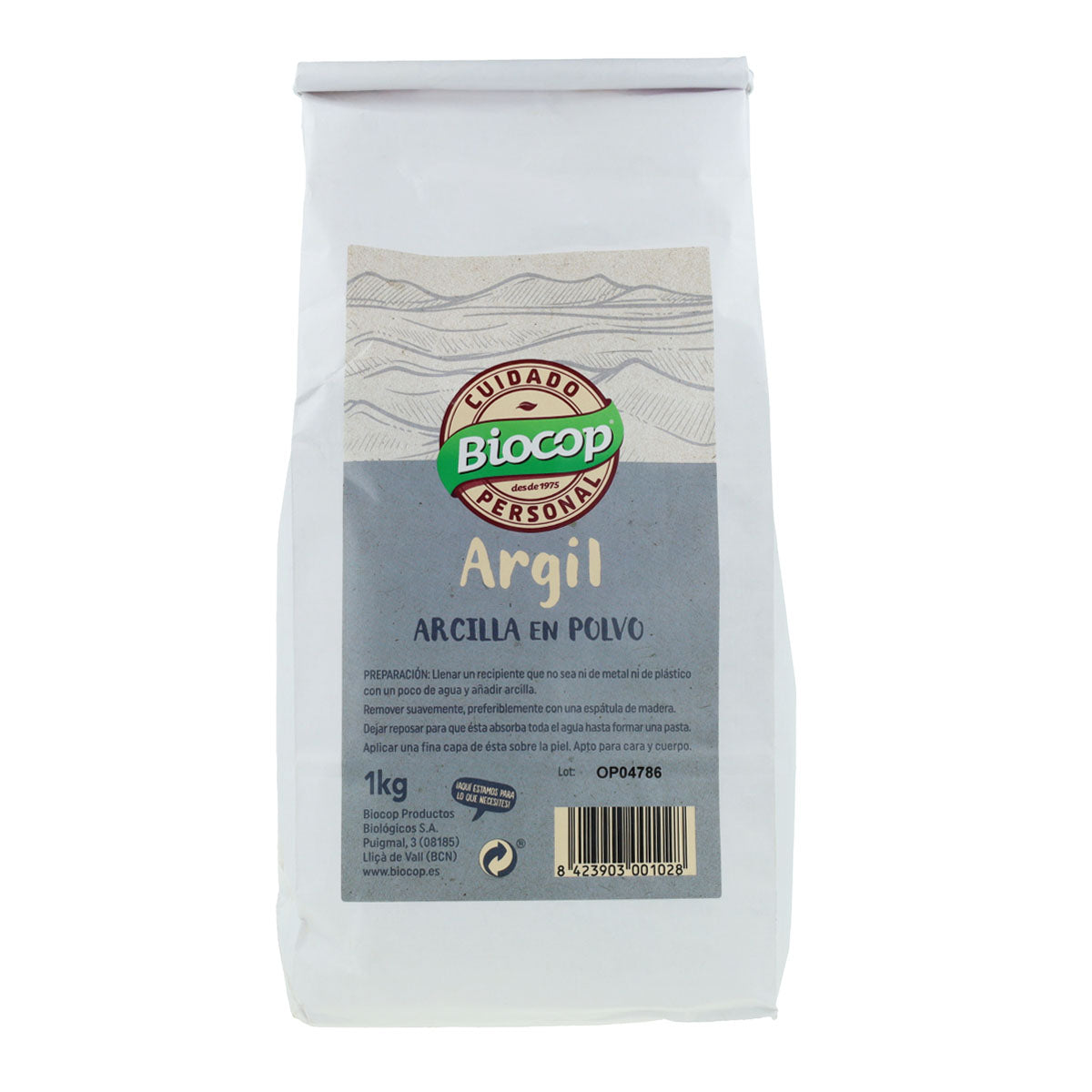 Argila Branca Argil Biocop, 1 Kg