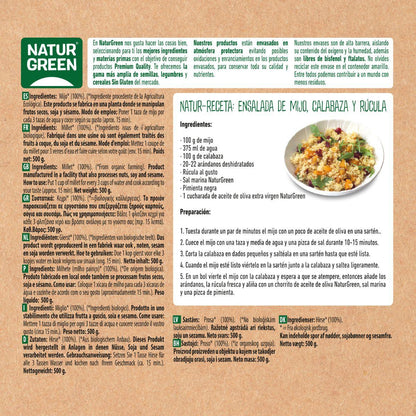 Painço Biológico Naturgreen, 500 g