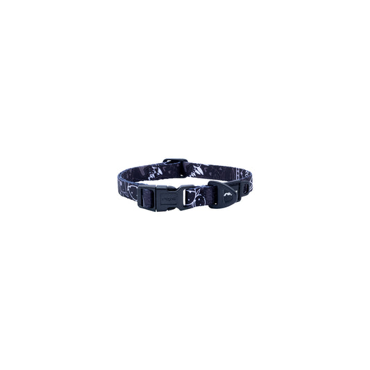 Collar Para Perro, Modelo Fusion De Rogz, Estampado Graffiti Negro. Talla L (21-40kg)_0