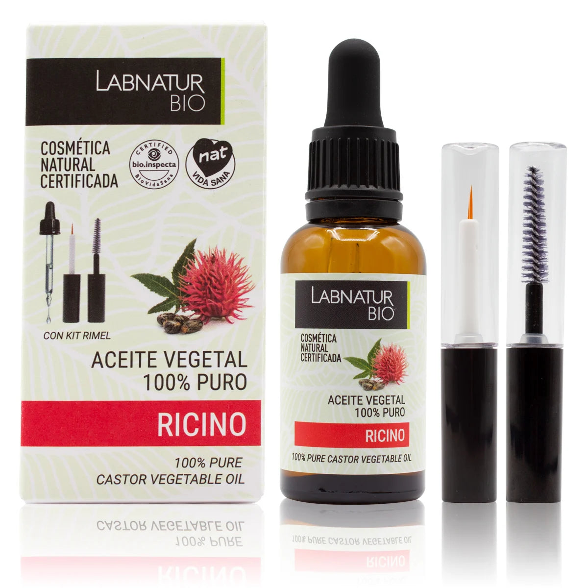 Aceite de Ricino 100% Puro | Ácidos Grasos Esenciales | Fortalecedor de Pestañas y Cabello | Nutrición Intensa Piel_0