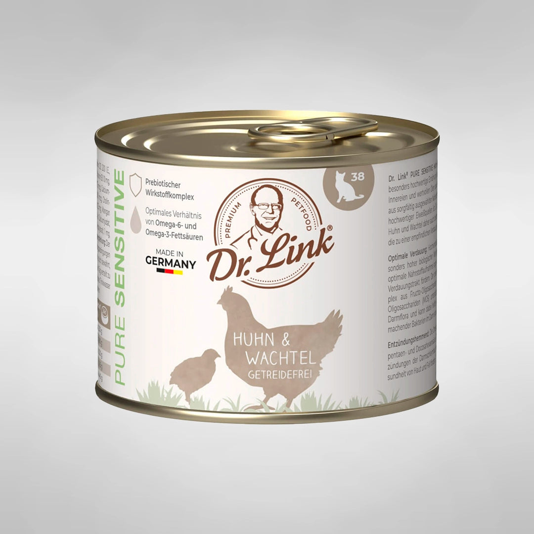Lata De Comida Húmeda Para Gato - Pollo Y Codorniz 100% Natural_0