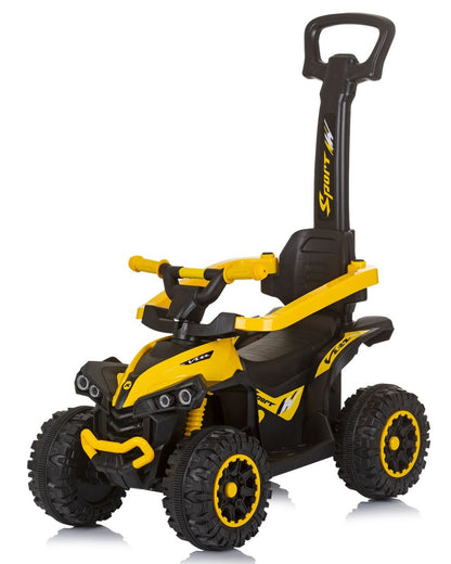 Correpasillos Atv Con Mango Parental Y Capota Yellow_1
