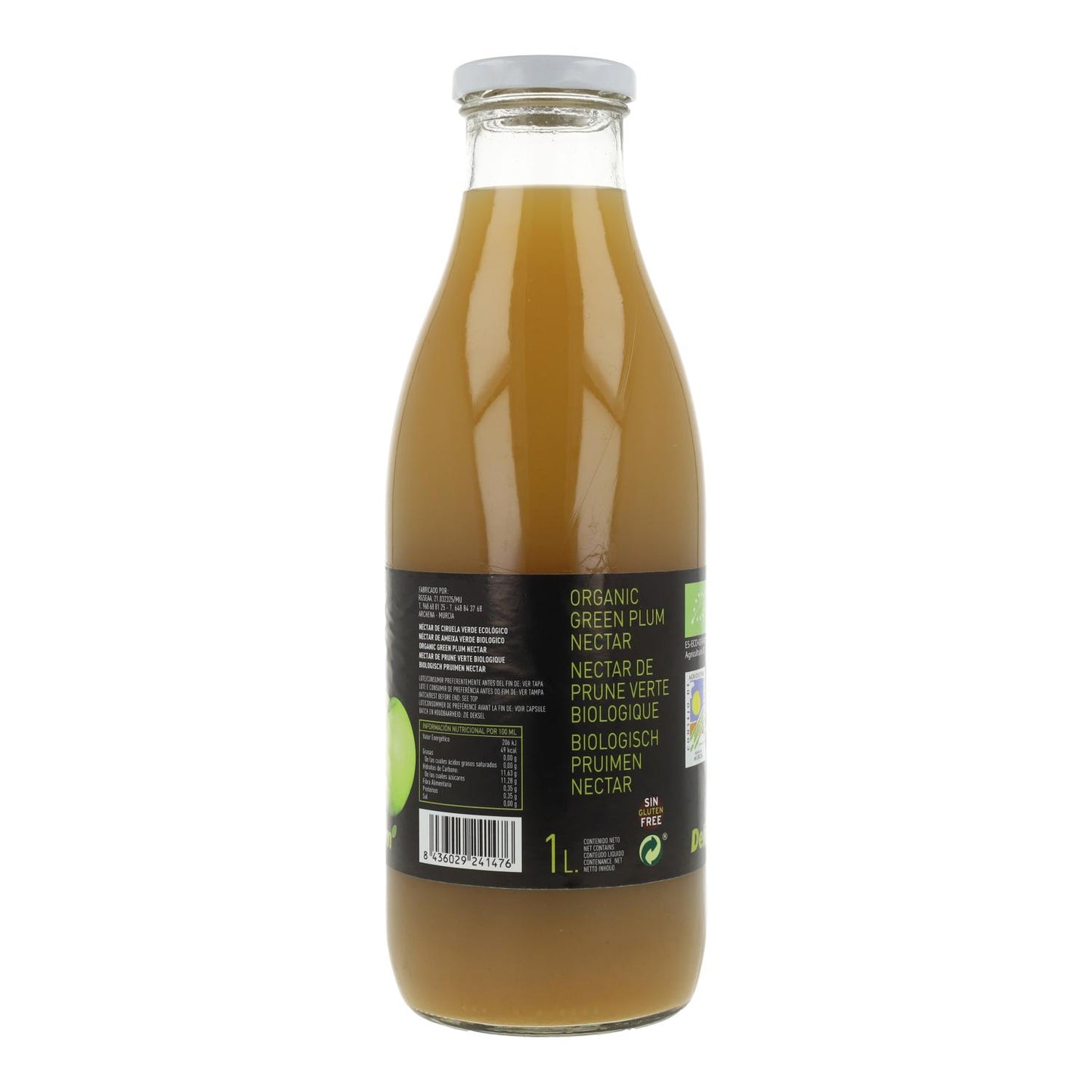 Néctar de Ameixa Verde Delizum Biológico 1L