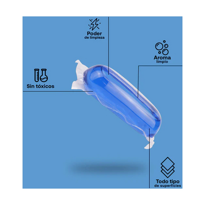 Embalagem com 2 recargas ECO multiusos Flopp 2 tampas