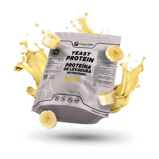 Proteína de Levedura Nutricional Inactiva Sabor Banana Verde Tahr 750g