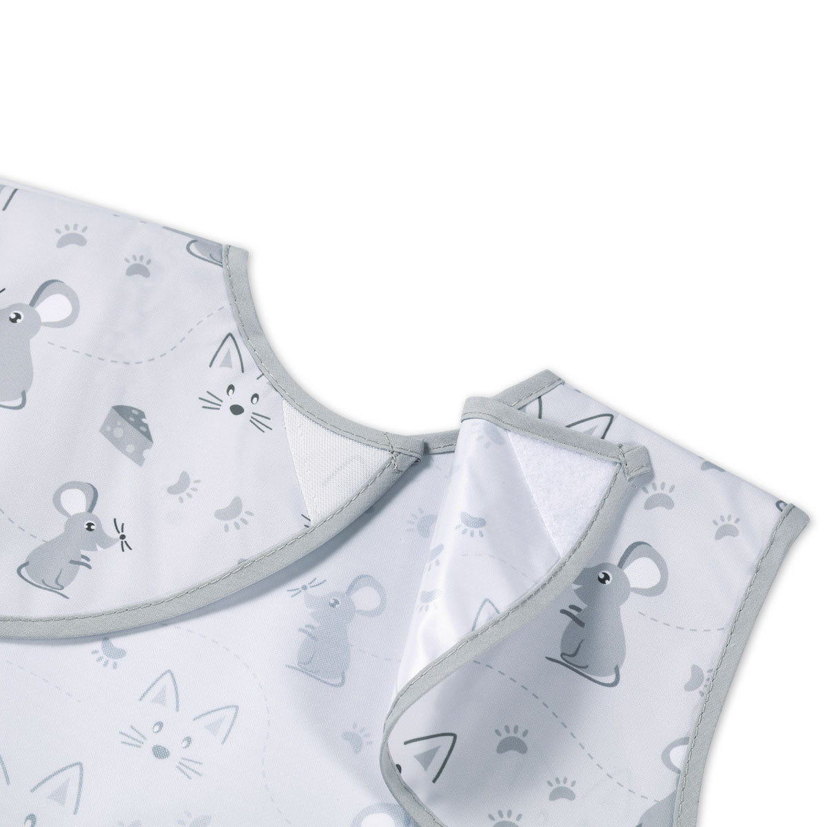 Babero Blw Largo Impermeable 6m A 2años Mouse_2
