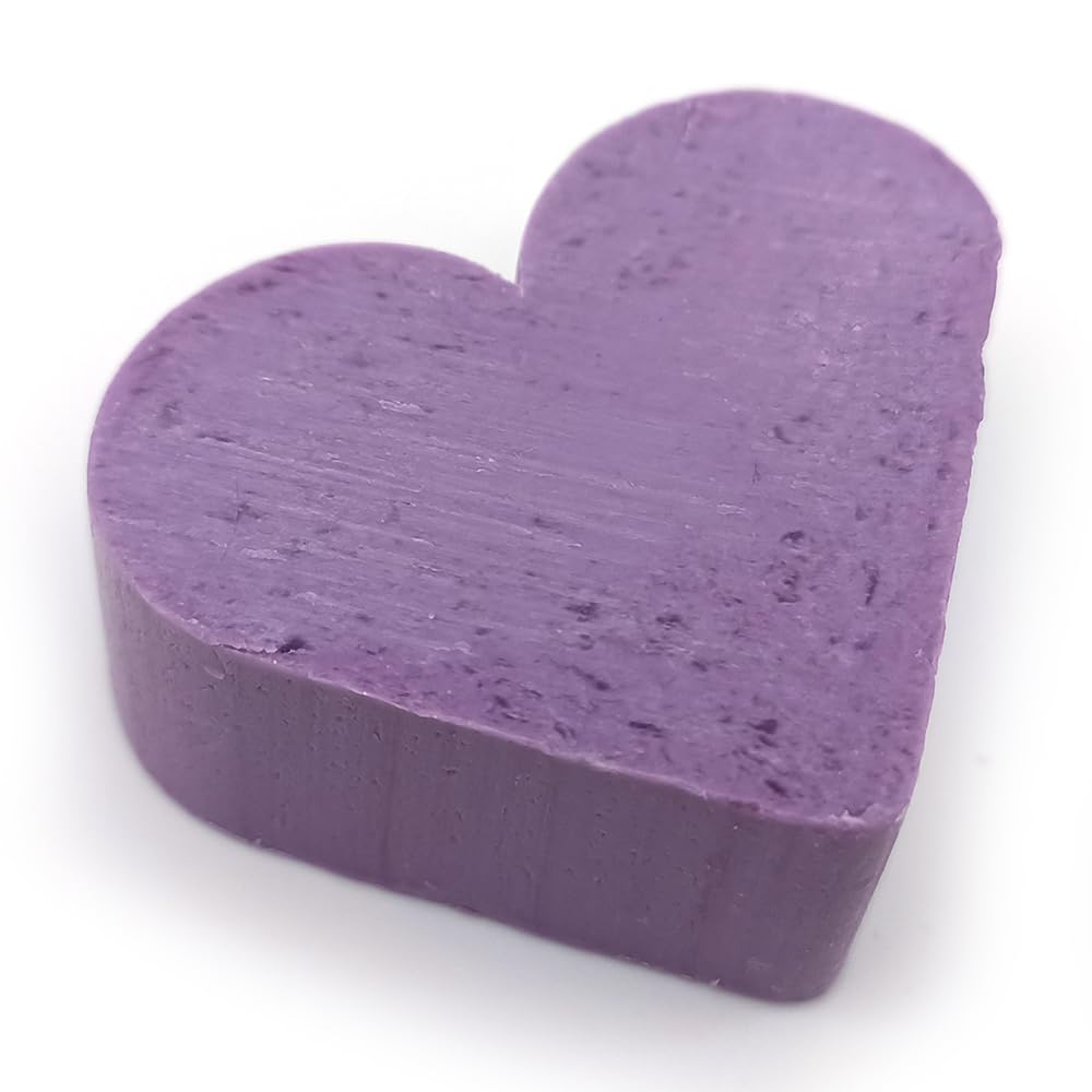 12 Jabones Aromáticos Con Forma De Corazón - Detalle Para Invitados De Eventos. Jabón Glicerina Aroma Lavanda_1