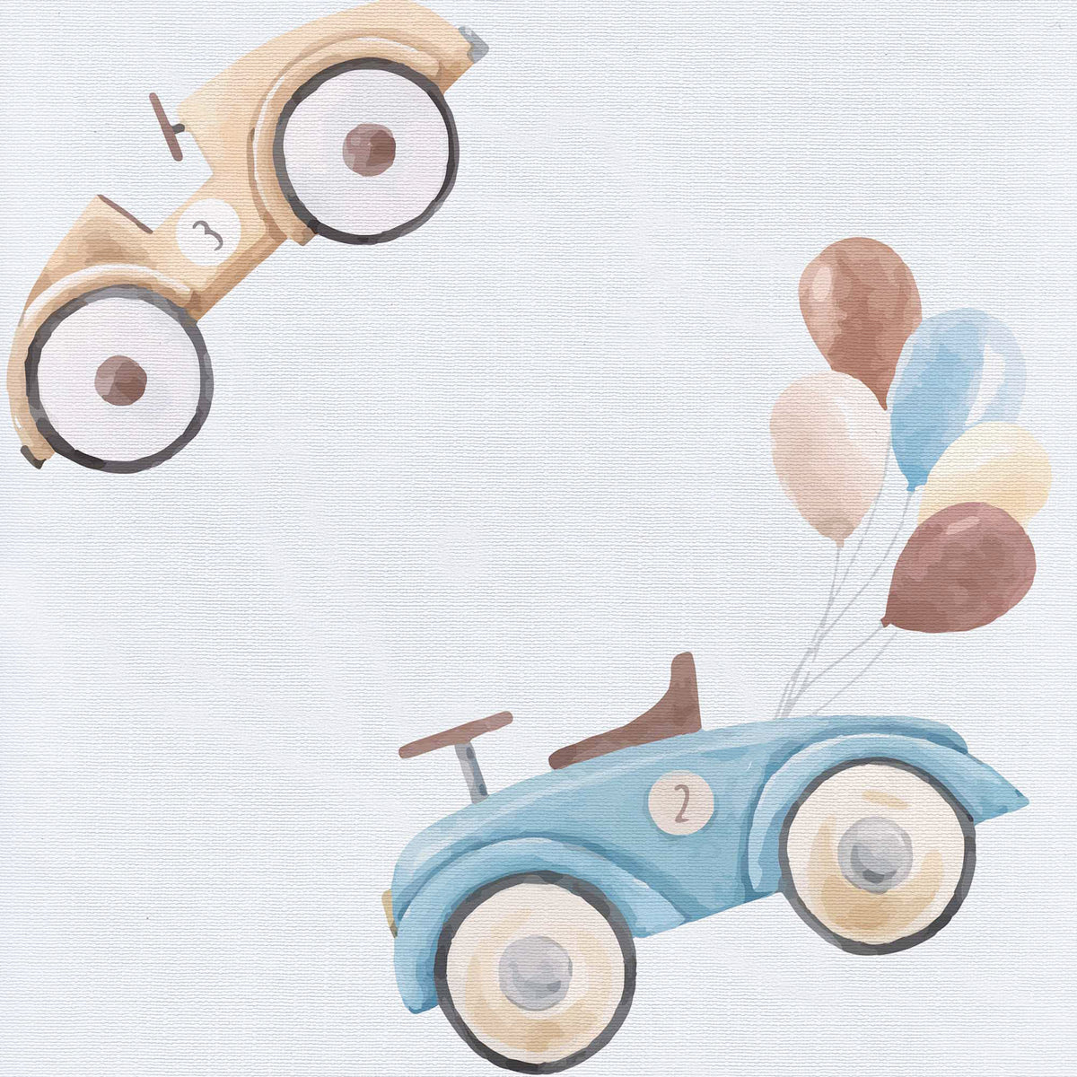 Cambiador Blando Para Comoda T-s Retro Cars 50x70 Cm_1