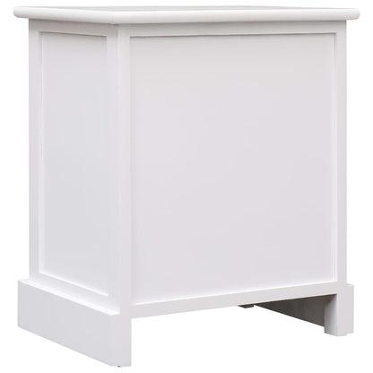 Mesita De Noche Madera De Paulownia Gris 38x28x45 Cm_2