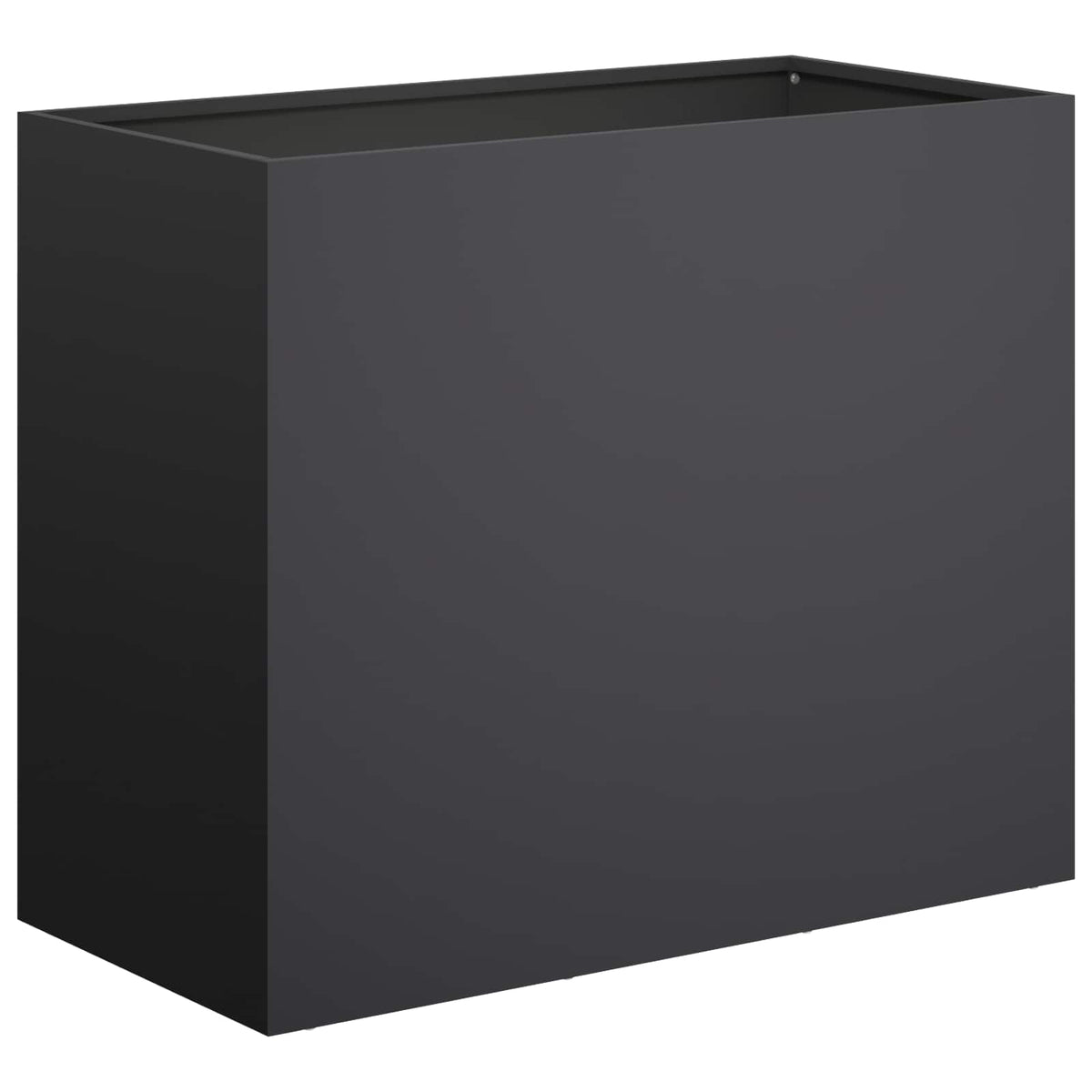 Macetero De Jardín 2 Uds. Negro 60 X 30 X 50 Cm_2