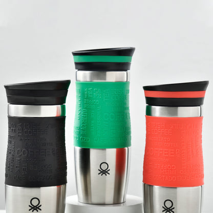 Termo De Viaje 400ml Acero Inoxidable Negro Casa Benetton_4