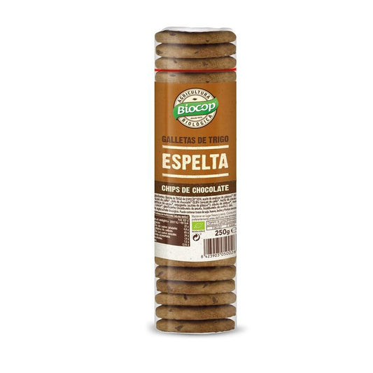 Biscoitos de Espelta Biocop Biocop com Pepitas de Chocolate 250 g