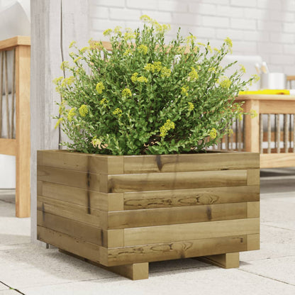 Jardinera Madera De Pino Impregnada 40x40x26,5 Cm_1