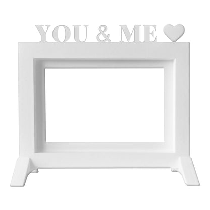 Wellhome - Marco You & Me Blanco 20,5x13,5 Cm Para Fotos 10x15 Cm_0