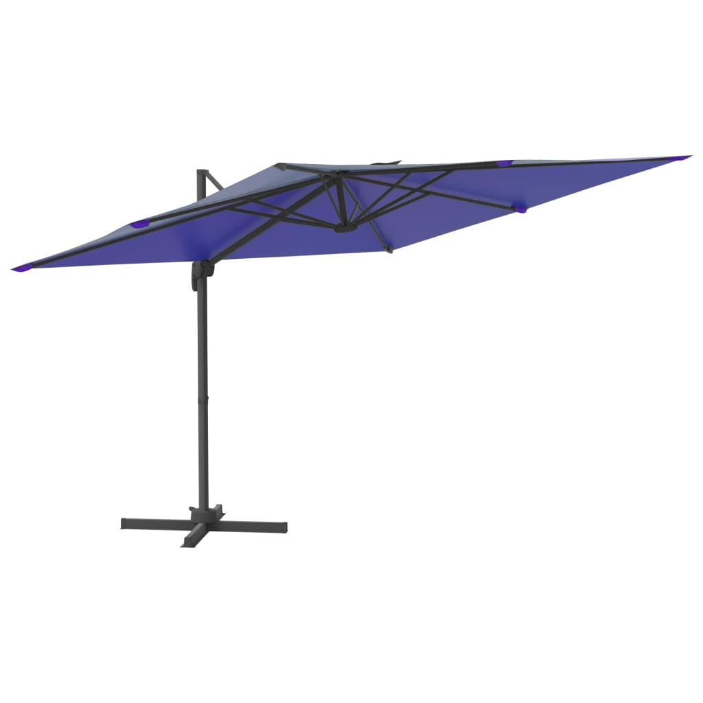 Vidaxl Sombrilla Voladiza Con Leds Azul Azure 400x300 Cm_0