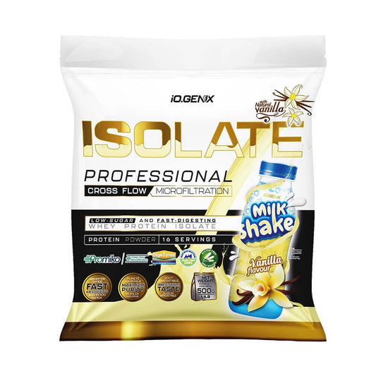 Isolate Profesional - 500g - Vainilla - Proteína De Aislado De Suero Isolate - Io.genix_0