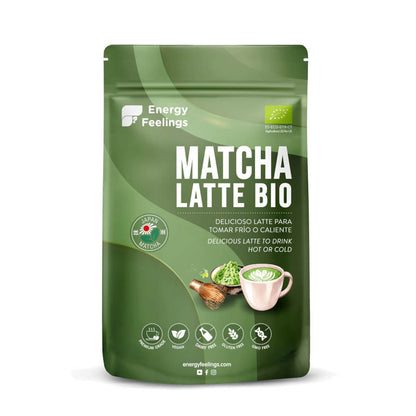Doypack Matcha Latte, Sensação de Energia, 200 gr