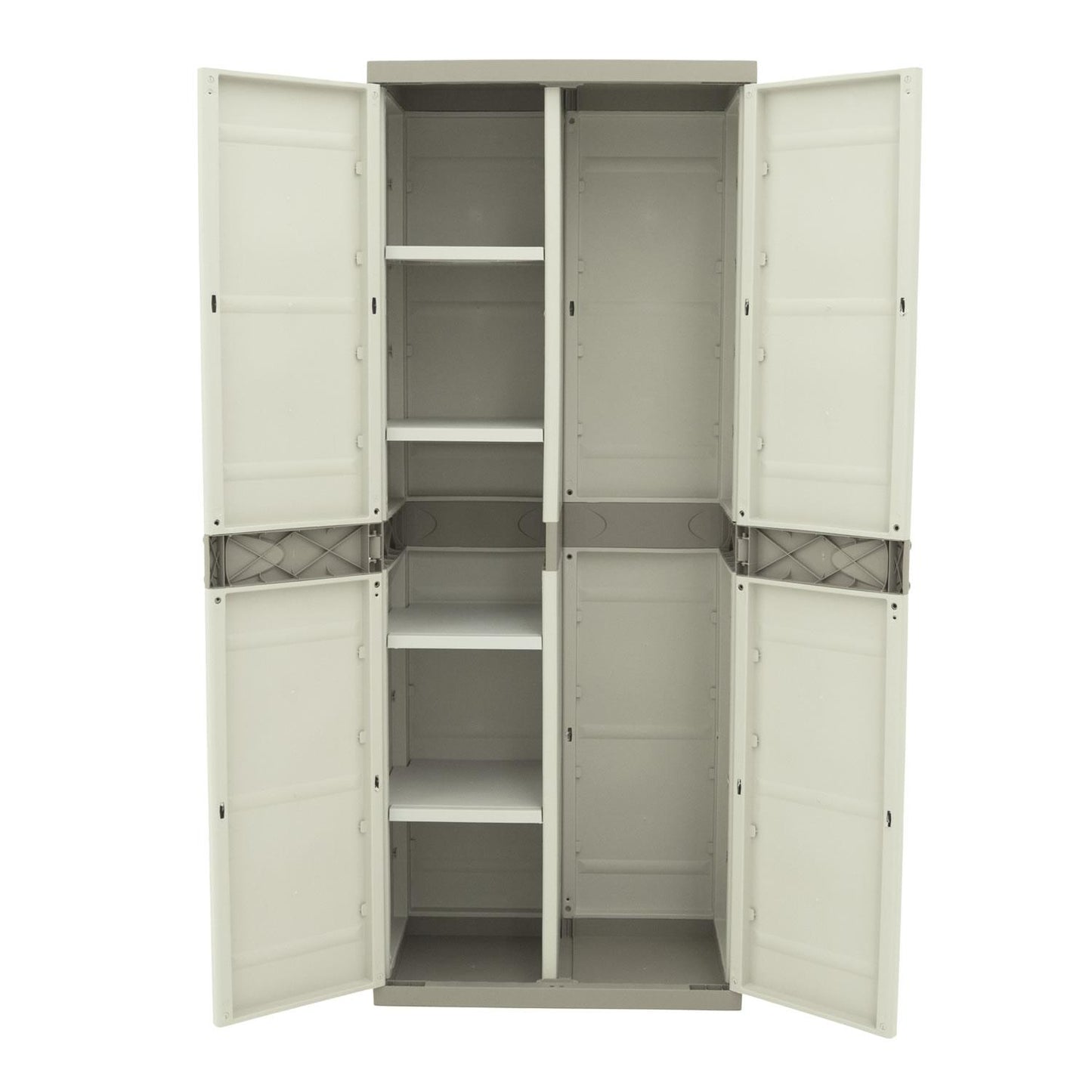 Armario Escobero 70 cm Titanium Plastiken Beige (Reacondicionado)