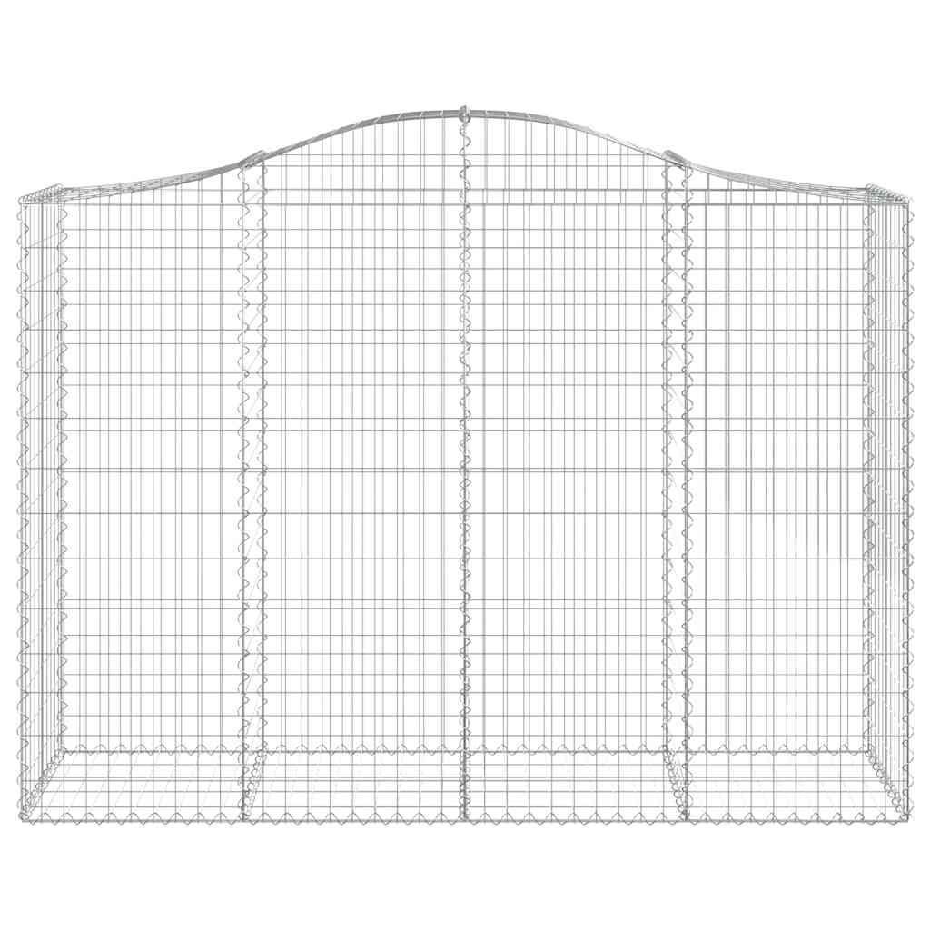 Cestas Gaviones 12 Uds Forma De Arco Hierro 200x50x140/160 Cm_3