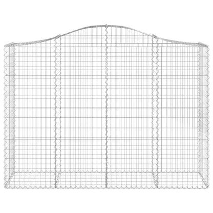 Cestas Gaviones 12 Uds Forma De Arco Hierro 200x50x140/160 Cm_3