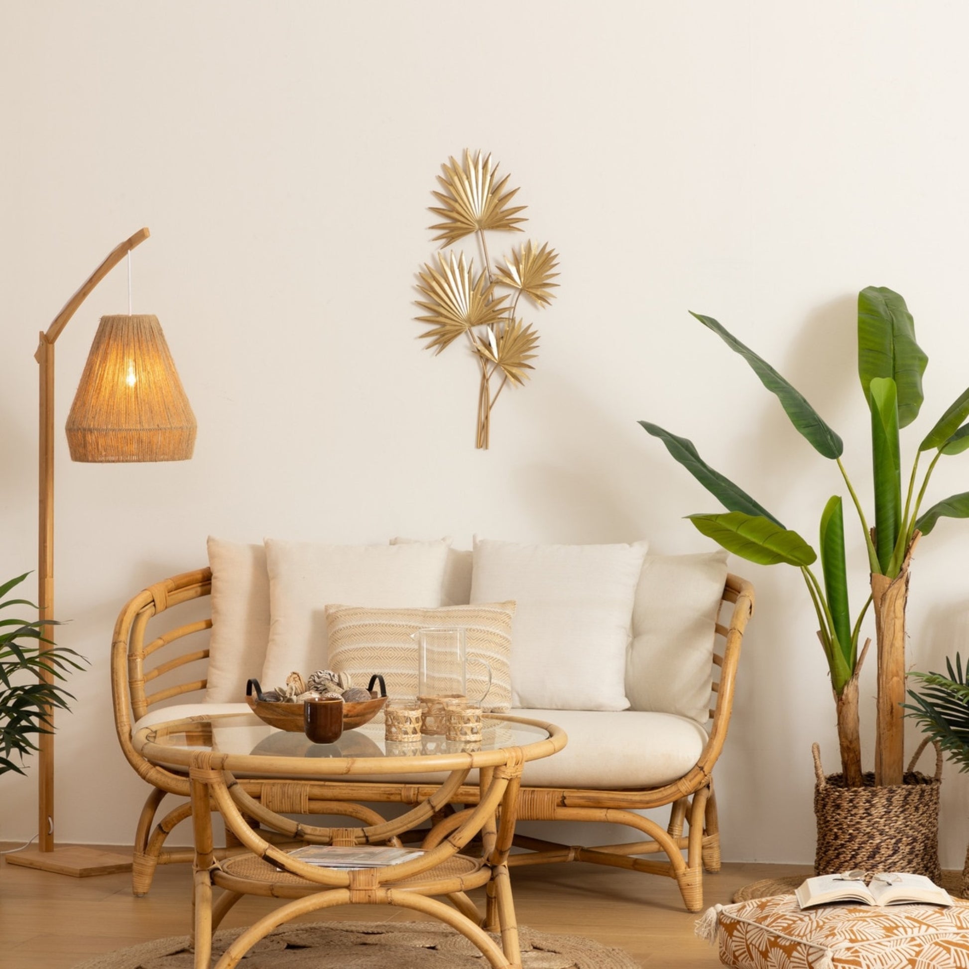 Decoración De Pared Hoja Feel  Metal