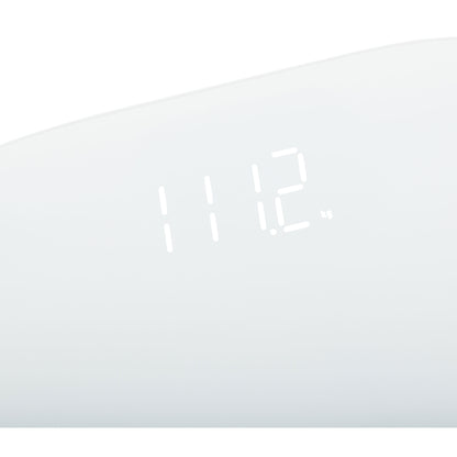 Báscula De Baño Digital Alta Precisión 180kg, Pantalla Led Apagado Automático, Vidrio Templado Adler Ad8176 Blanco_4