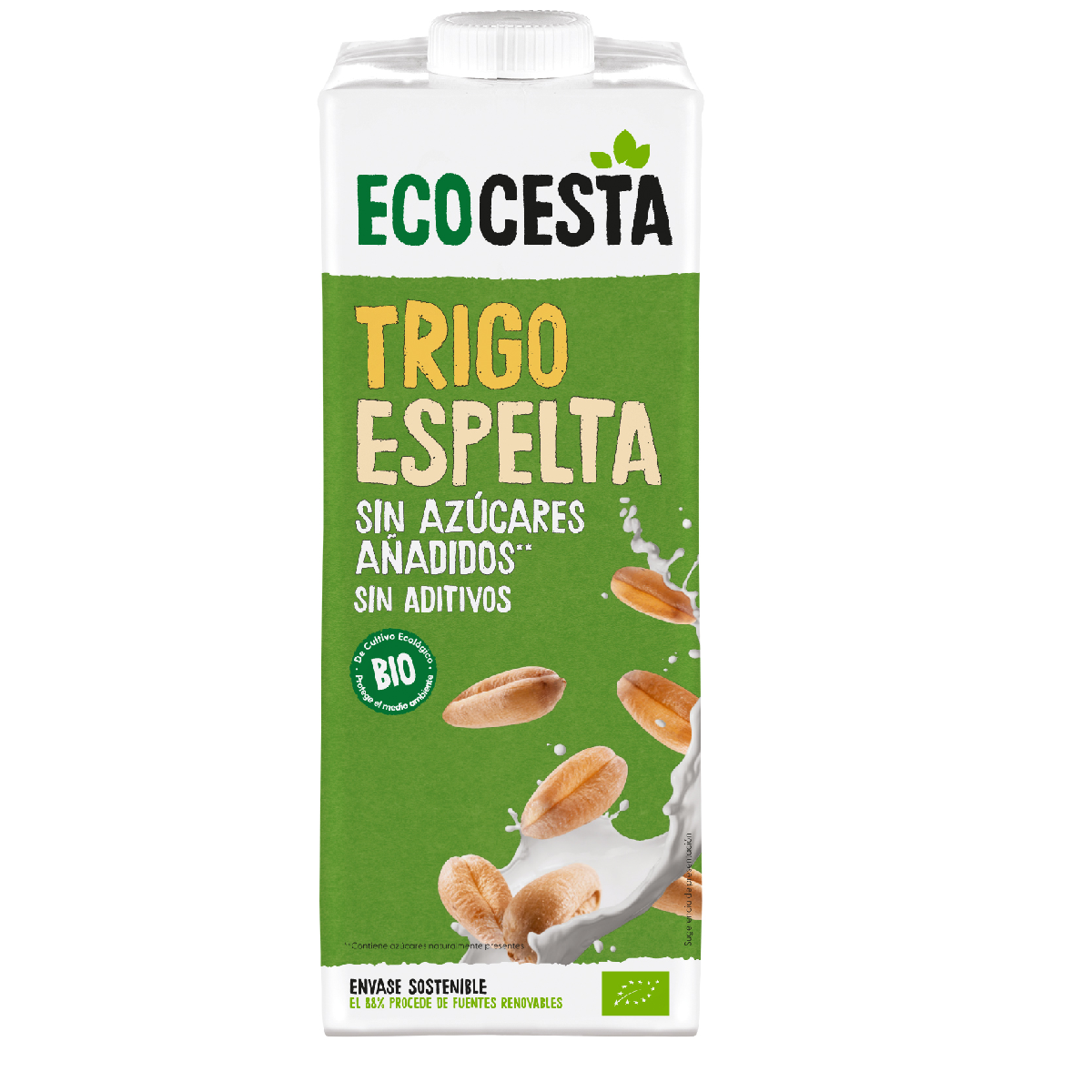 Bebida Vegetal de Trigo Espelta Biológico Ecocesta 1L