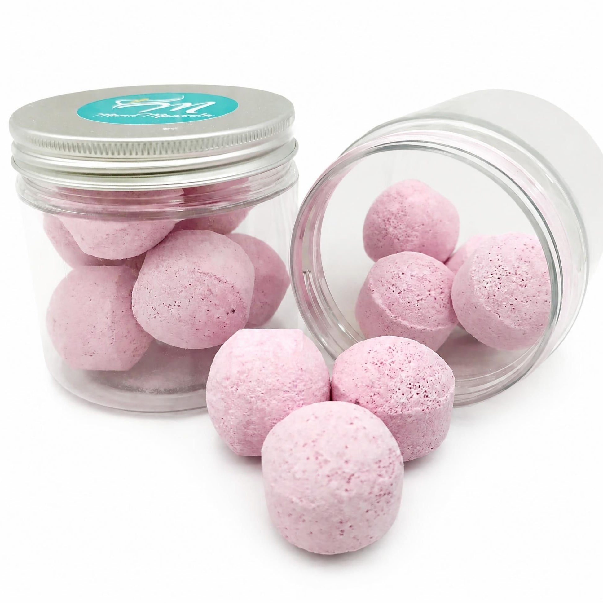 Tarro 7 Mini Bombas Efervescentes Para Manicura Y Pedicura - Ablandan Durezas, Uñas Y Cutículas - Aroma Frambuesa_0